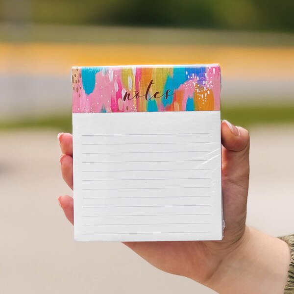 Ettavee Brush Strokes Jotter Notepad front